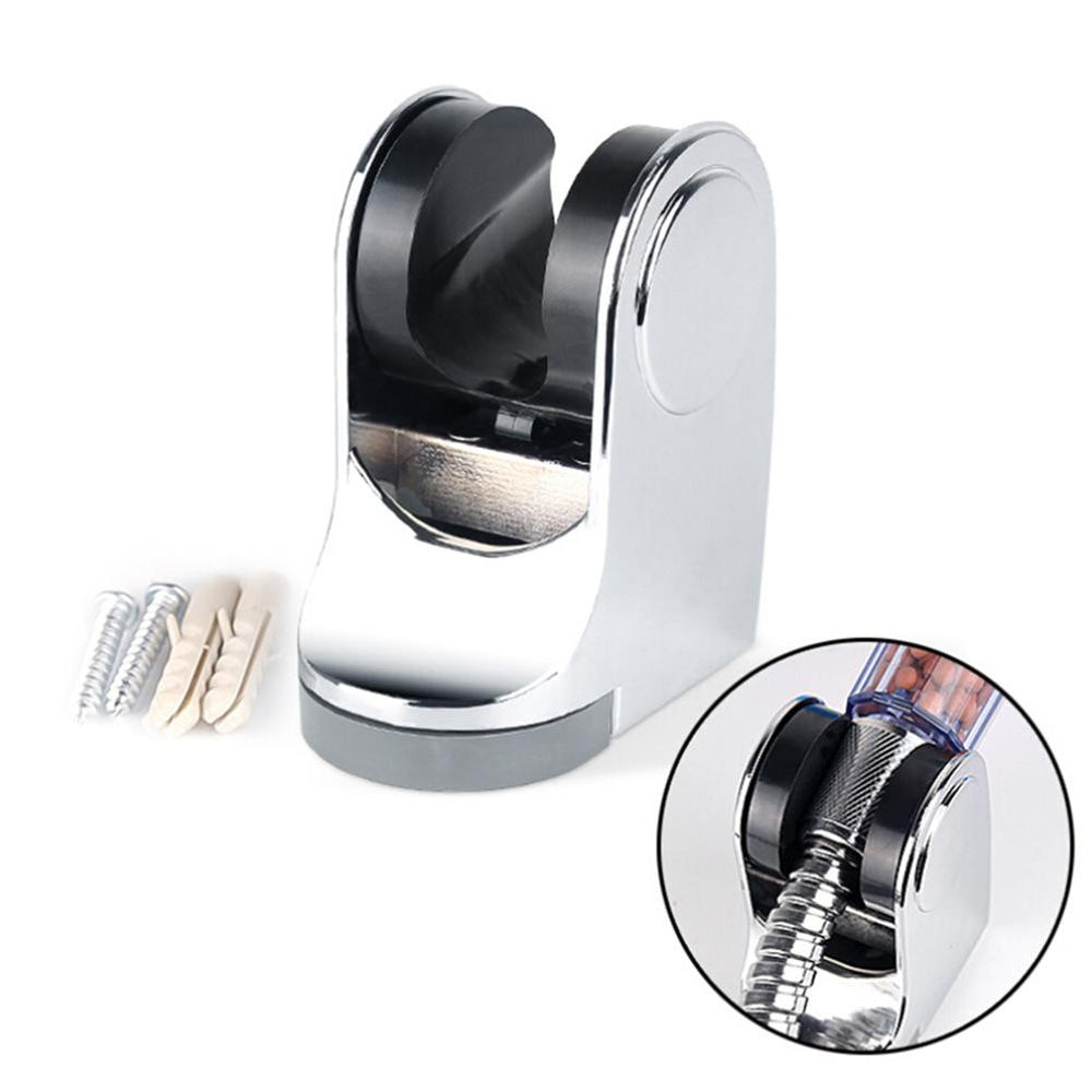 Mineral beads inside the clear handle