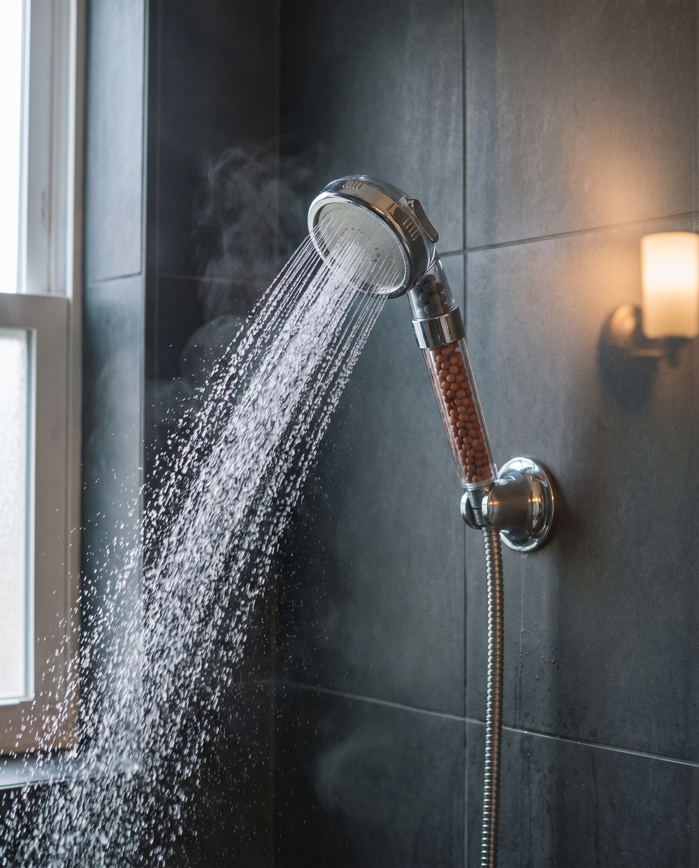 First shower with the GLÖD Shower Head